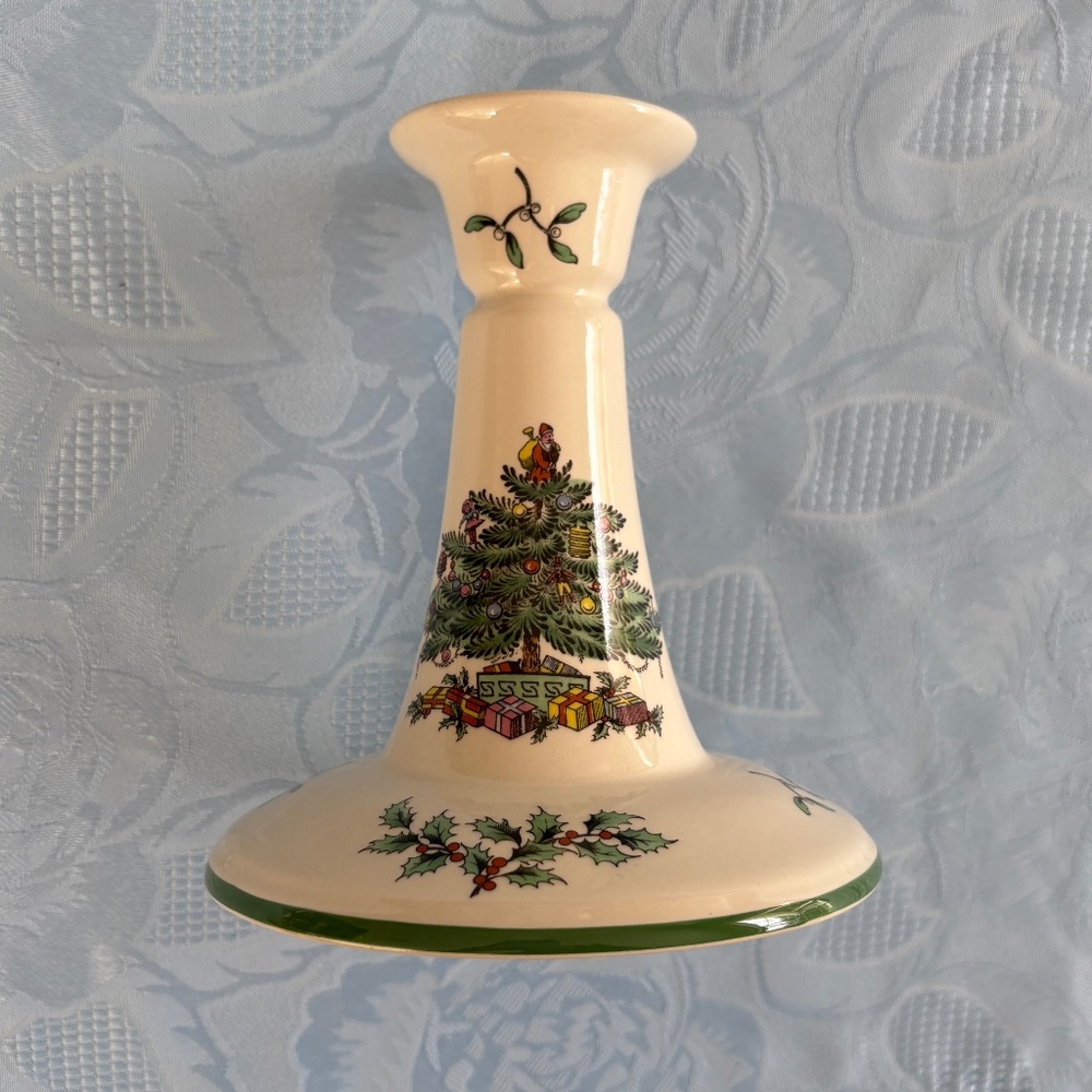 Spode Christmas Candlestick